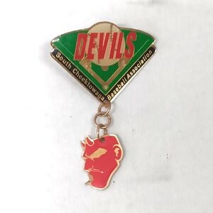 Cooperstown Dreams Park 2003 South Cheektowaga Devils Baseball Trading Pin NY